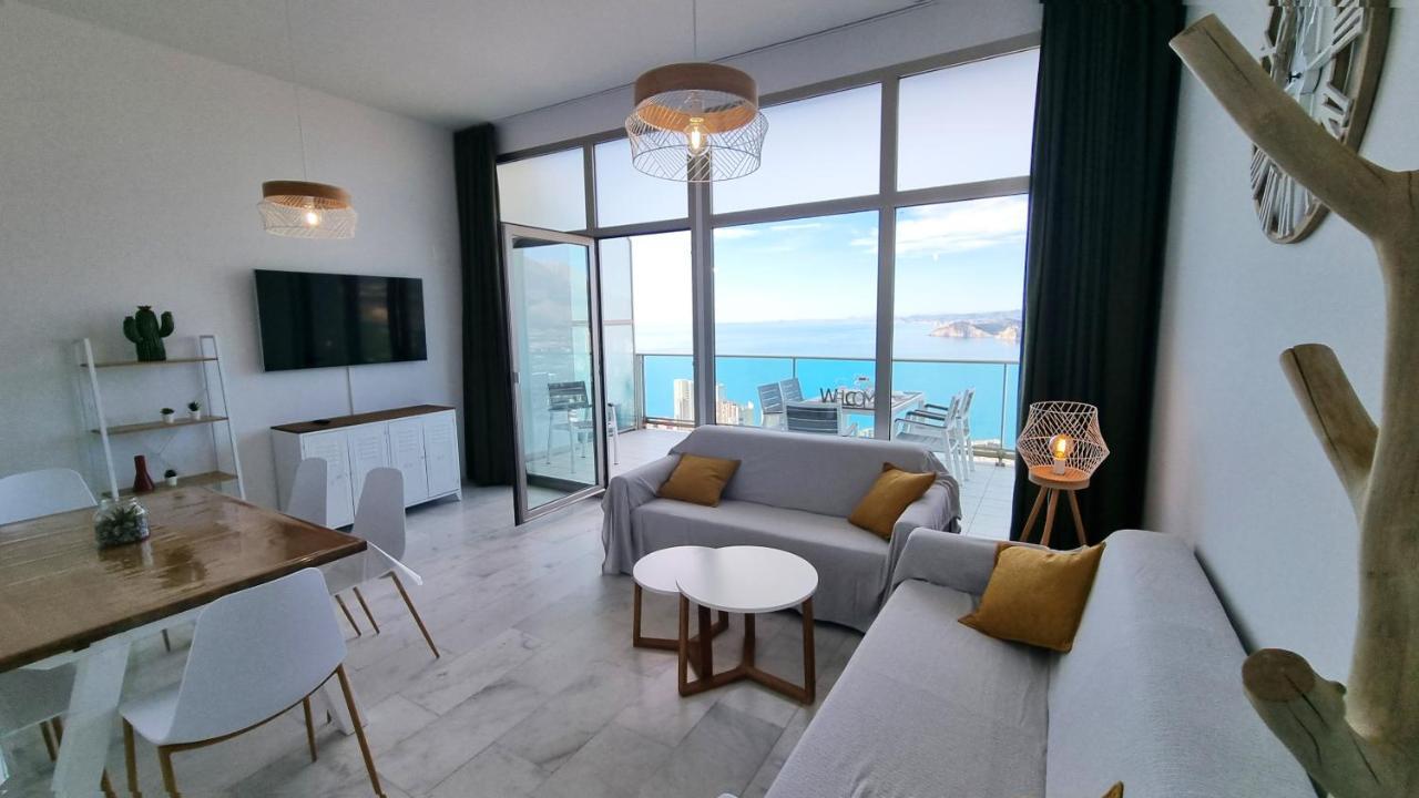 Ferienwohnung Skyline 41 Gran Lujo, Terraza Grande Y Vistas Al Mar - Planta 41 Benidorm Exterior foto