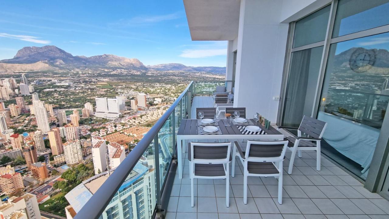 Ferienwohnung Skyline 41 Gran Lujo, Terraza Grande Y Vistas Al Mar - Planta 41 Benidorm Exterior foto